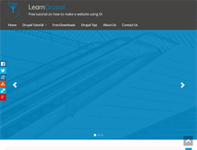 Tablet Screenshot of learn-drupal.com